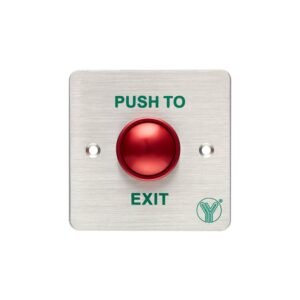 Home bouton push to exit pbk 817b al(r) inox – grand bouton métallique contrôle d’accès