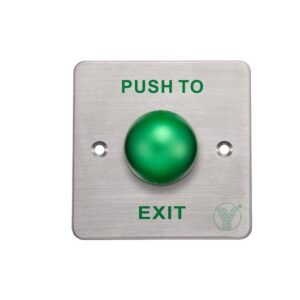 Home bouton push to exit pbk 818b inox vert – bouton de sortie contrôle d’accès