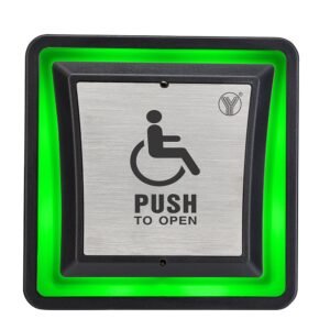 Home bouton push to exit pbk 871 (led) handicap – grand bouton accessible contrôle d’accès